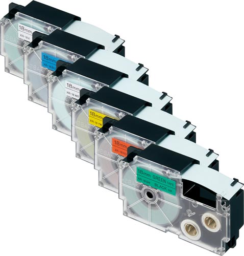 ネームランド 18mmテープアソートパック 6個入