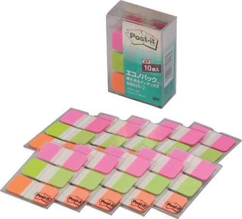 超丈夫なインデックス2 3色40×18 10パック