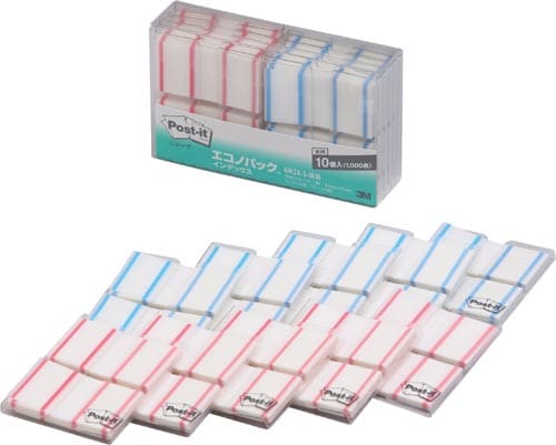 ポストイット インデックス44×23 10パック入