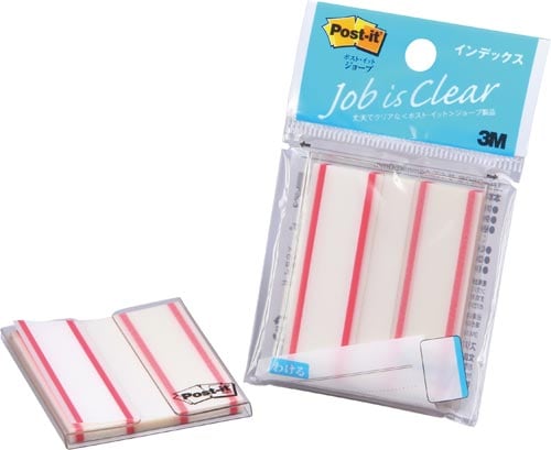 ポストイット インデックス 44×50mm 赤