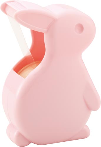 セロテープ うさぎカッター ベビーピンク