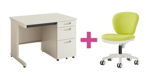 セット品 ピクサ2片袖1000GY+MBチェアLG