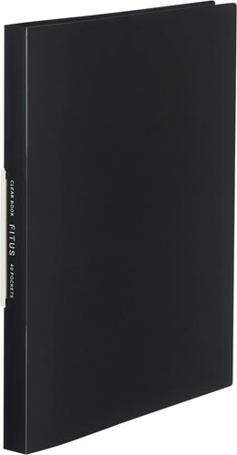 クリヤーブック<FITUS>固定式40P 黒6冊
