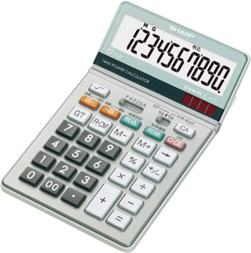 電卓 ナイスサイズ EL−N731−X