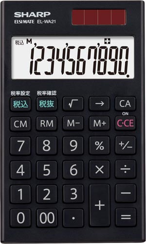 電卓 手帳型 EL−WA21−X