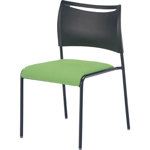 LTSチェア 座布黒フレーム グリーン4脚以上