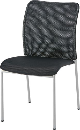 メッシュミーティング用チェア ブラック