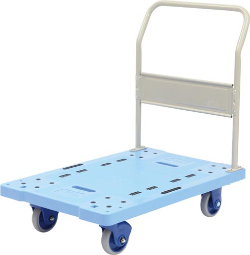 静音樹脂台車 ハンドル固定式 耐荷重300kg