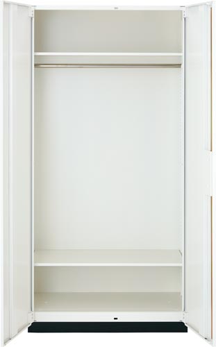 アッセ収納9045 NAワードローブ両開BK