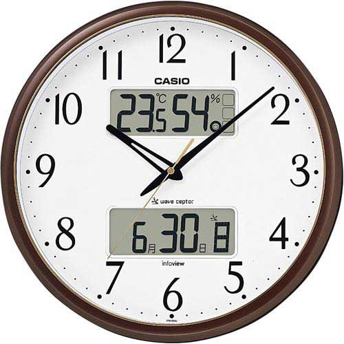 温湿度計付き電波掛時計 ITM−650J−5JF