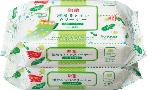 流せるトイレクリーナー大判 ミント 2個入×18