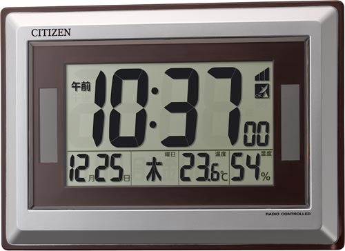 シチズン ソーラー電波デジタル置掛時計