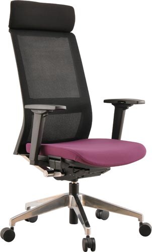 ギャビンハイバックチェア パープル