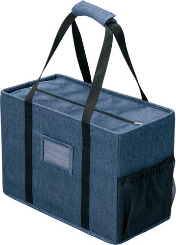 ミーティングバッグ(フタ付)ラージネイビー 10個