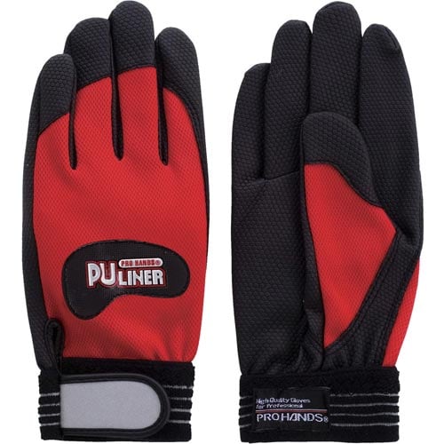 グローブ PUライナーアルファ レッド S