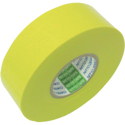 ビニールテープ19mm×10m 黄 10巻入