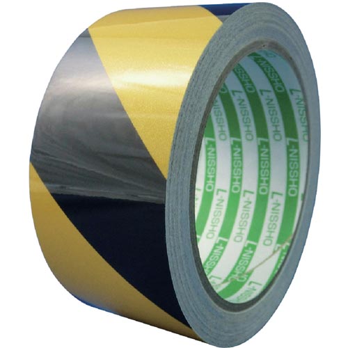 再帰反射テープ 90mmx10m 黄/黒