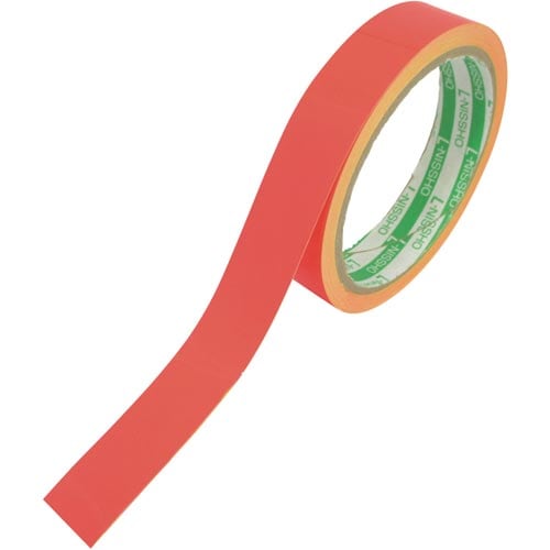 蛍光テープ 20mmX5m レッド
