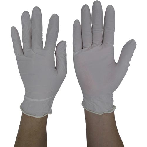 ニトリル手袋 粉付 白 S