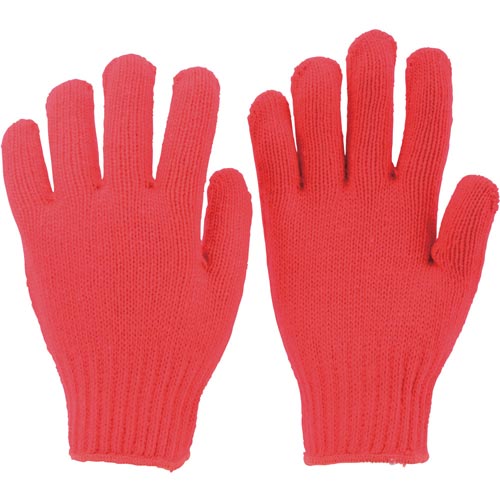 カラーナイロン軍手 赤