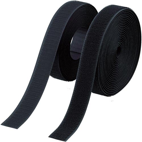 マジックテープ(R)縫製タイプ25mmX5m黒