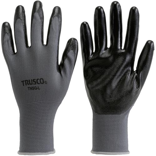 ニトリル背抜き手袋 M