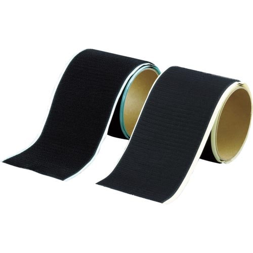 マジックテープ(R)弱粘着幅100mmX長さ1m黒