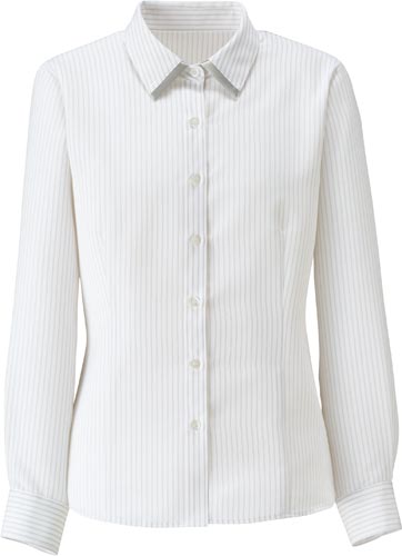 長袖ブラウス RB4162 ホワイト 17号