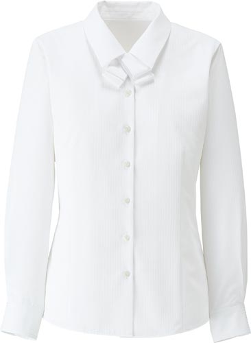 長袖ブラウス RB4164 ホワイト 17号