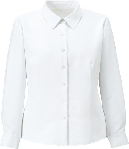 長袖ブラウス RB4165 ホワイト 11号