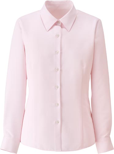 長袖ブラウス RB4165 ピンク 21号