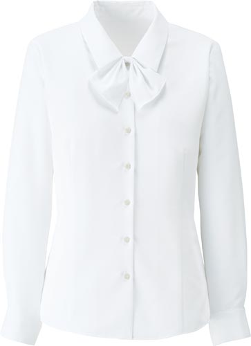 長袖ブラウス RB4166 ホワイト 17号