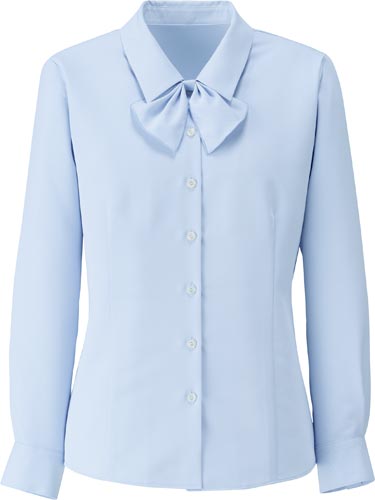 長袖ブラウス RB4166 ブルー 17号