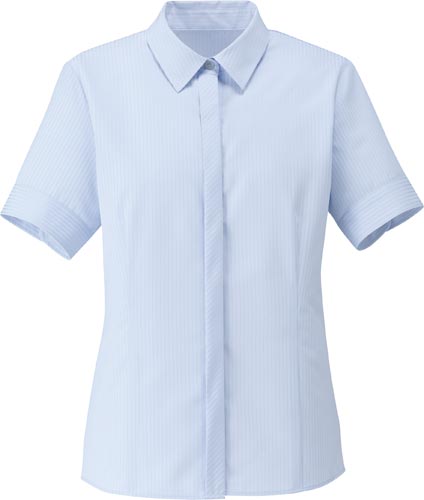 半袖ブラウス RB4557 ブルー 5号