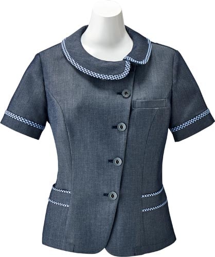 オーバーブラウス AJ0841 ブルーグレイ 9号