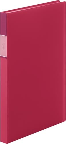 FV クリアーファイル(透明)40P赤