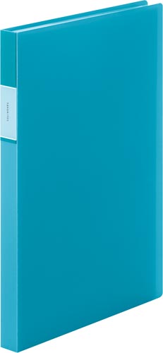 FV クリアーファイル(透明)40P水色