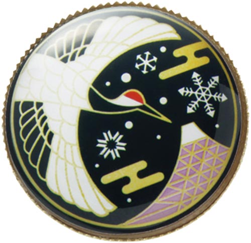 ブローチ BCA9113 ツル