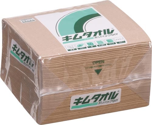 キムタオル ブラウン ポリパック