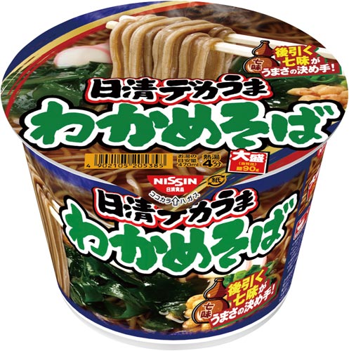 日清デカうま わかめそば 106g