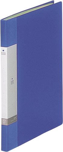リクエスト・クリヤーブック A4縦 20P 青