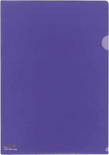 カラークリヤーホルダーPP A4 藍5枚入