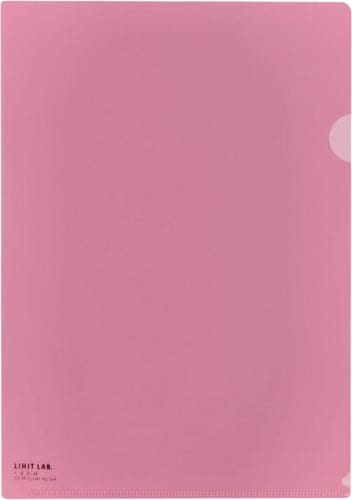 カラークリヤーホルダーPP A4ピンク5枚入