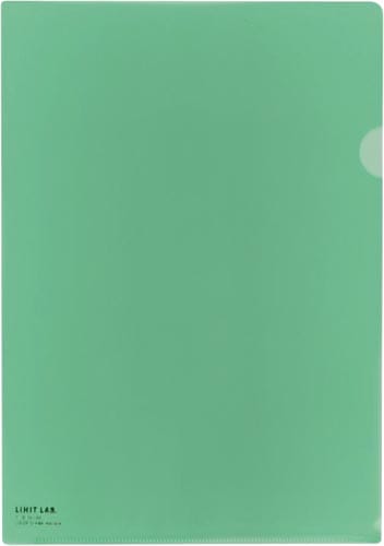 カラークリヤーホルダーPP A4グリーン5枚入