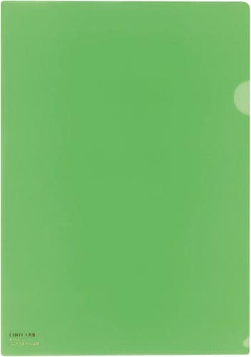 カラークリヤーホルダーPP A4 黄緑5枚入