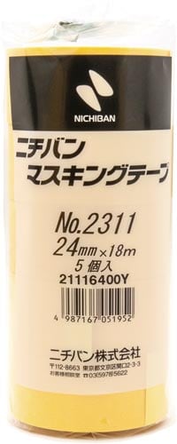 マスキングテープNo.2311 幅24mm 5巻入