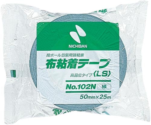 布粘着カラーテープ 50mm×25m 緑