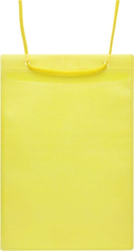 イベント吊下げ名札 ハガキ用 黄 50枚