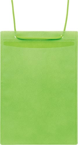 イベント吊下げ名札 ハガキ用 緑 50枚