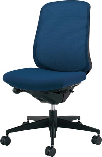 シロッコ ハイ肘なし 黒Fプルシアンブルー V